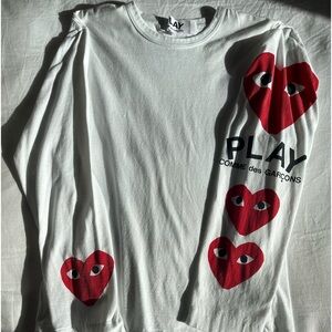 CDG white long sleeve